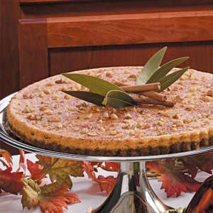 Pumpkin cheesecake dessert