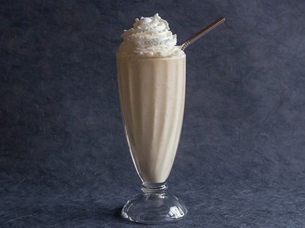 Pumpkin cheesecake milkshake