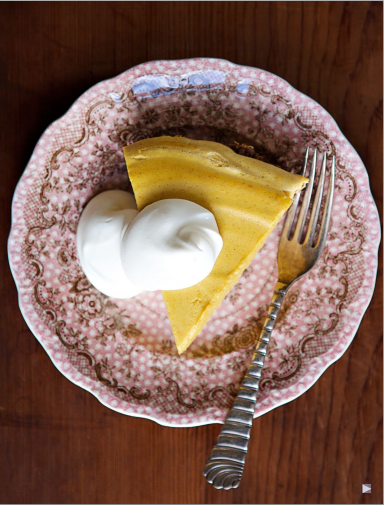 Pumpkin chiffon pie