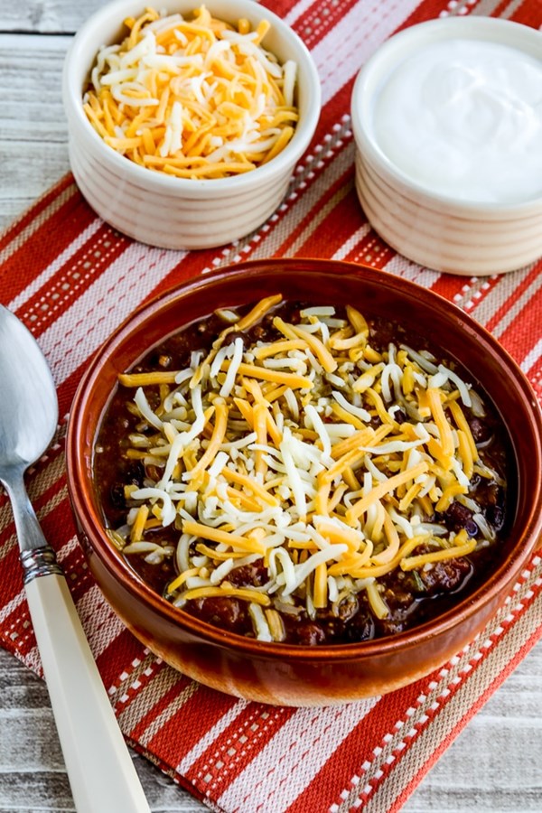 Pumpkin chili with ground beef