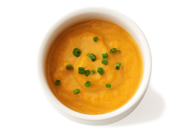 Pumpkin-chipotle soup shooters