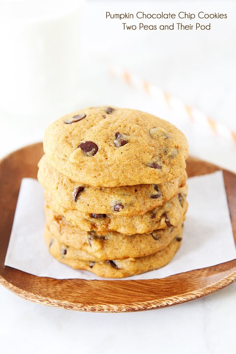 Pumpkin chocolate chip cookies