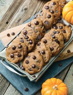 Pumpkin chocolate chip cookies