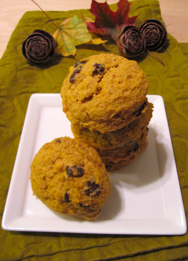 Pumpkin chocolate chip cookies