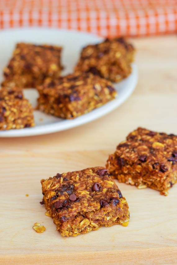 Pumpkin chocolate chip oatmeal bars recipe Eat Your Books