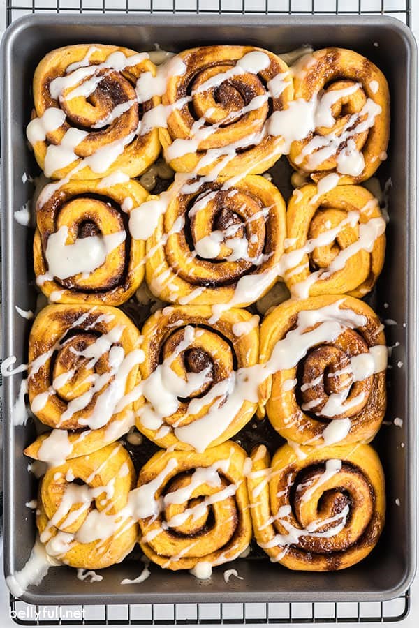 Pumpkin cinnamon rolls