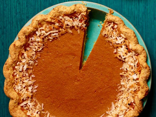 Pumpkin-coconut pie