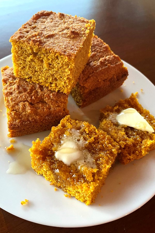 Pumpkin cornbread