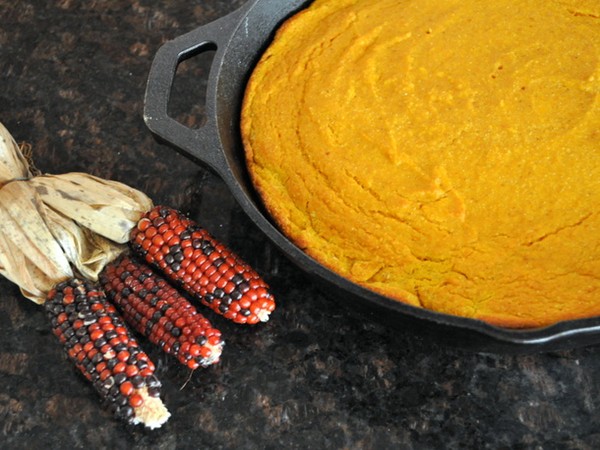 Pumpkin cornbread