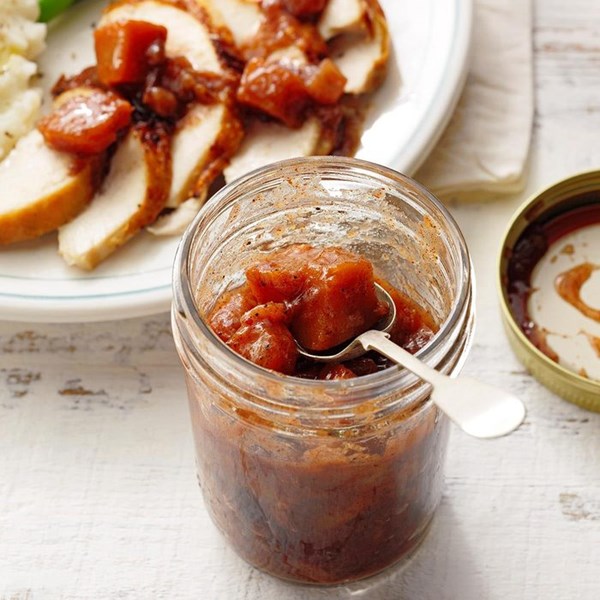 Pumpkin cranberry chutney