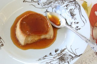 Pumpkin creme caramel