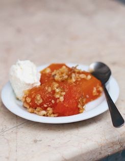 Pumpkin dessert (Kabak tatlisi)