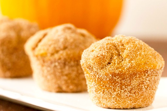 Pumpkin doughnut muffins