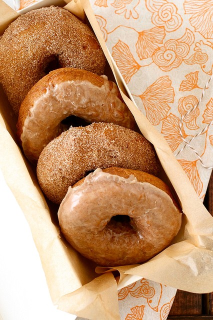 Pumpkin doughnuts