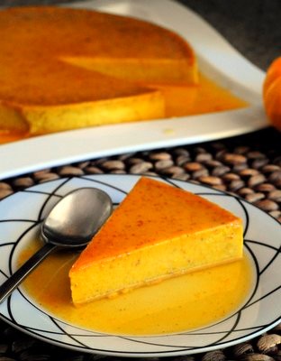 Pumpkin flan