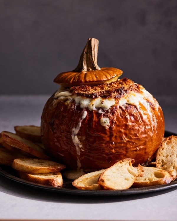 Pumpkin fondue