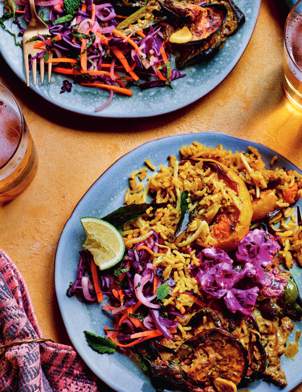 Pumpkin fried rice