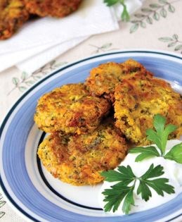 Pumpkin fritters (Kolokythokeftedes)