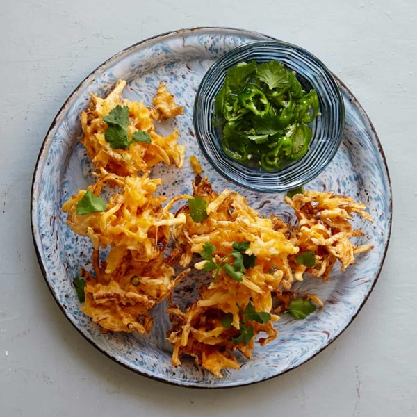 Pumpkin fritters (Tod mun fukthong)