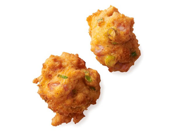 Pumpkin-ham fritters