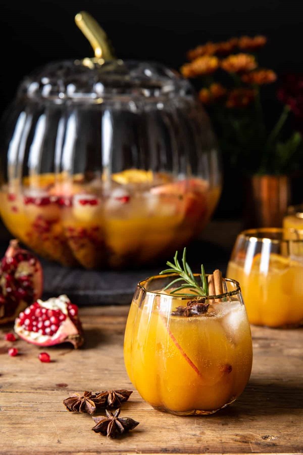 Pumpkin head punch