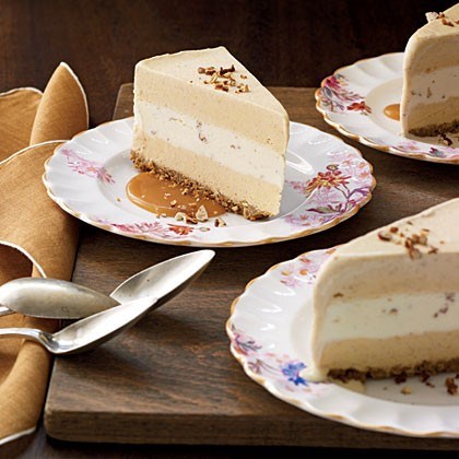 Pumpkin ice cream torte
