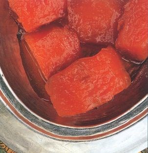 Pumpkin in syrup (Balkabagi tatlisi)