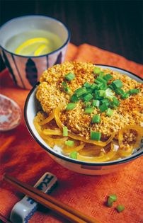 Pumpkin katsu-don