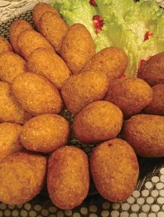 Pumpkin kibbi balls (Kibbi kebab luctine)
