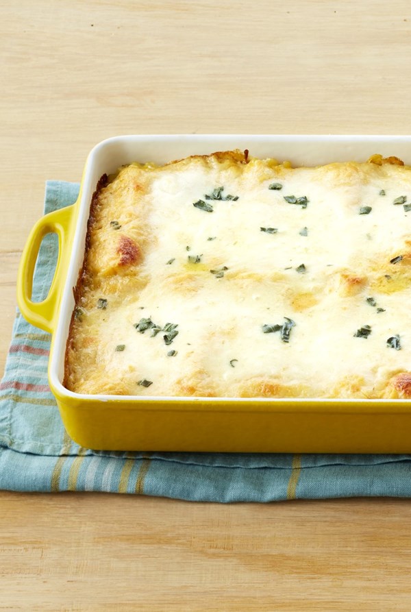 Pumpkin lasagna roll-ups