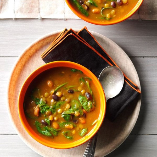 Pumpkin-lentil soup