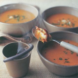 Pumpkin lobster bisque