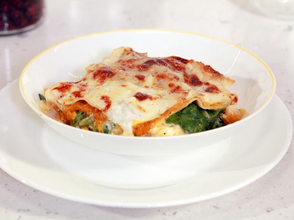 Pumpkin lovers' lasagna