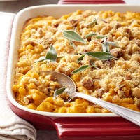 Pumpkin mac and cheese