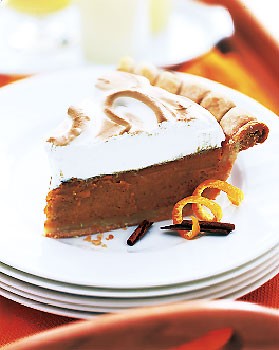 Pumpkin meringue pie