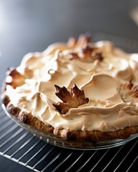 Pumpkin meringue puff pie