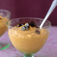 Pumpkin mousse