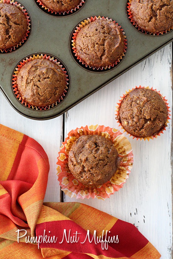 Pumpkin nut muffins