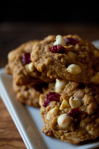 Pumpkin oatmeal cookies