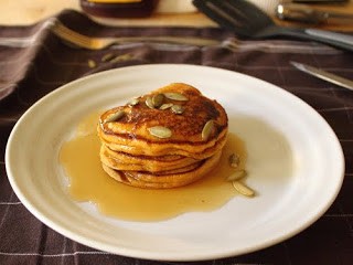 Pumpkin pancakes