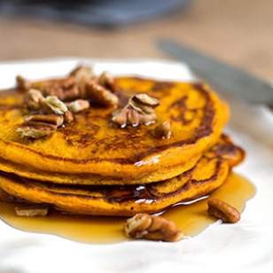 Pumpkin pancakes