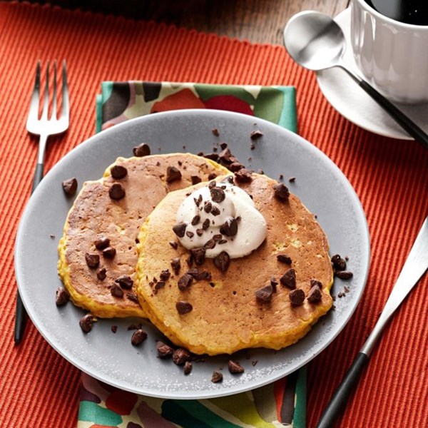Pumpkin pancakes
