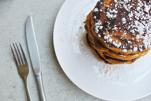 Pumpkin pancakes