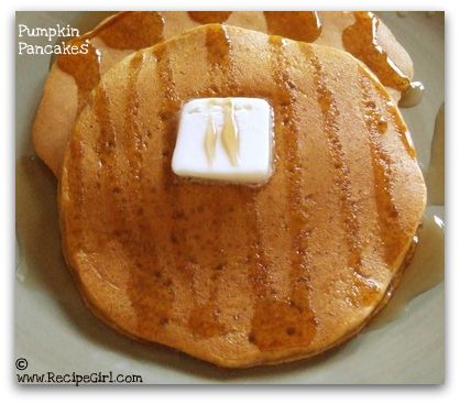 Pumpkin pancakes