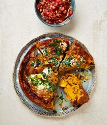 Pumpkin pappardelle pie