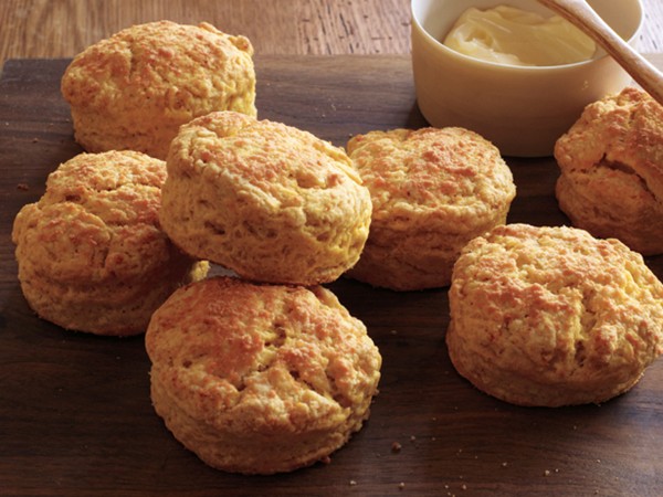 Pumpkin-Parmesan biscuits