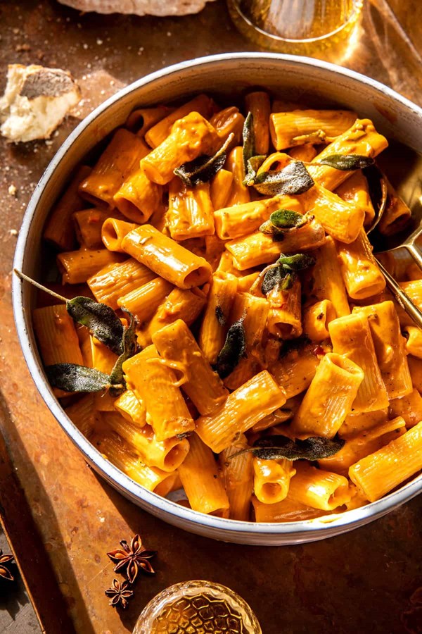 Pumpkin pasta alla vodka