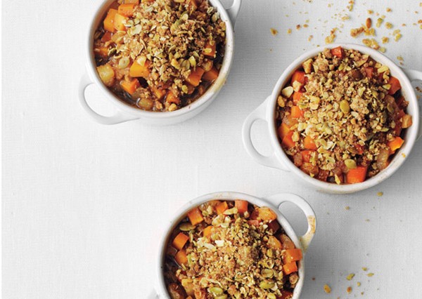 Pumpkin-pear crisps