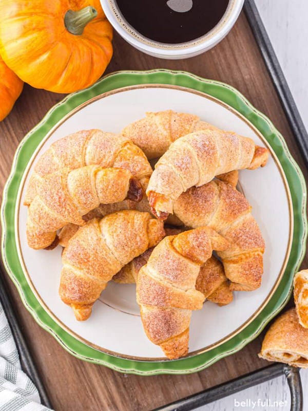 Pumpkin pecan crescent rolls