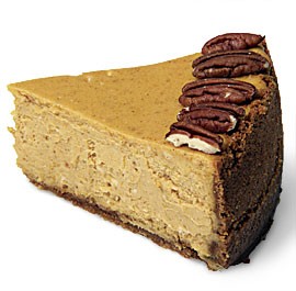 Pumpkin pecan spice cheesecake